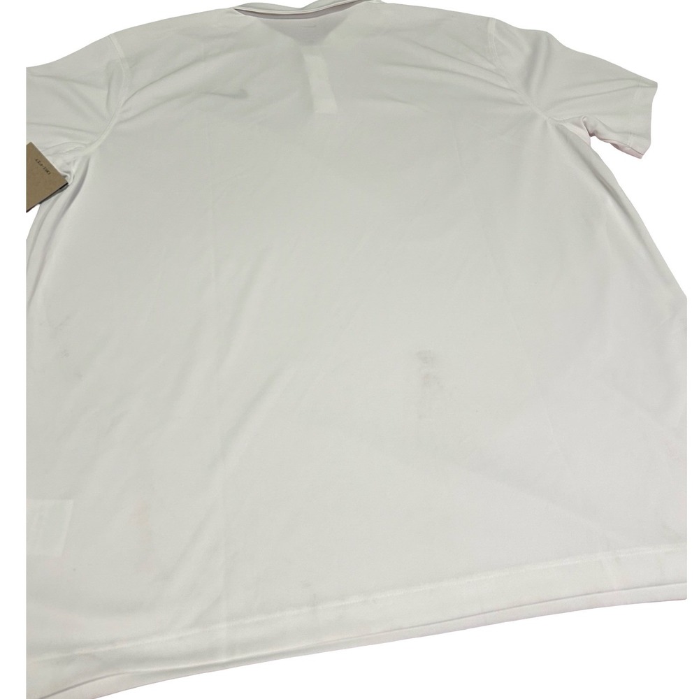 Nike Dri-FIT Embroidered Swoosh Athletic Polo Shirt White Sz XL NWT - Picture 5 of 5